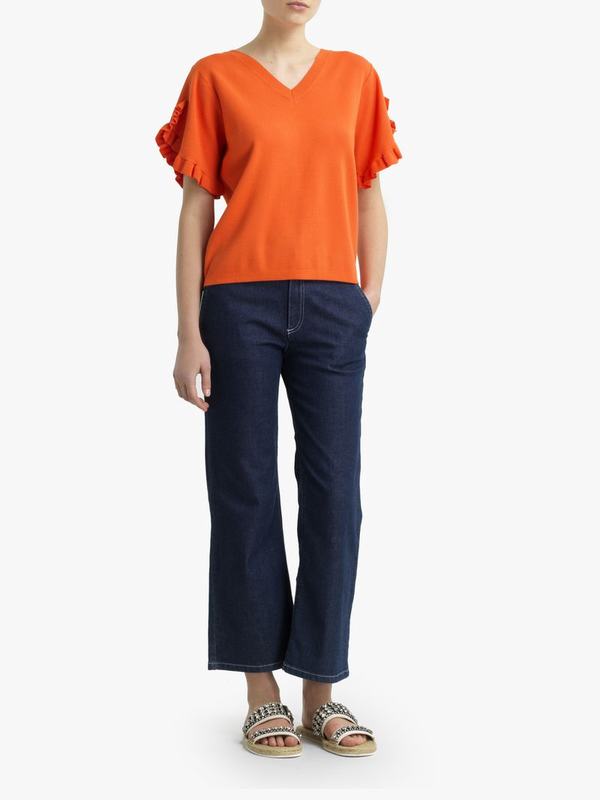 Chloé Tops Mujer Ropa Naranjas Marrones 57% Viscose,33% Polyester,10% Silk FMZA31286